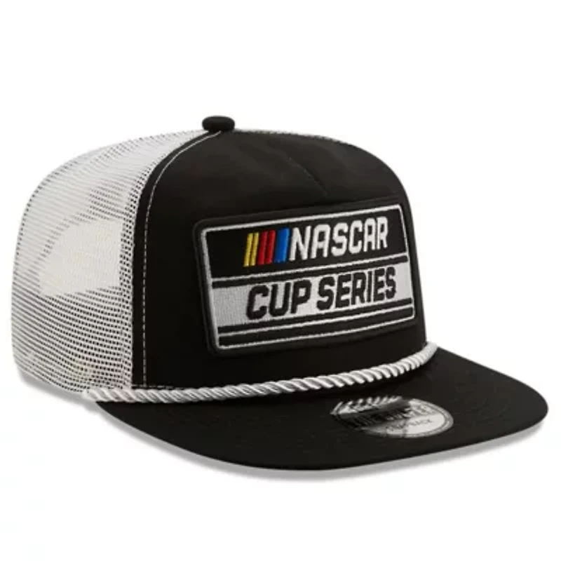 NASCAR Black/White Golfer Snapback Adjustable Hat