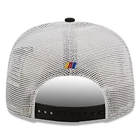 NASCAR Black/White Golfer Snapback Adjustable Hat