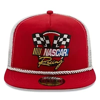NASCAR Red/White Golfer Snapback Adjustable Hat