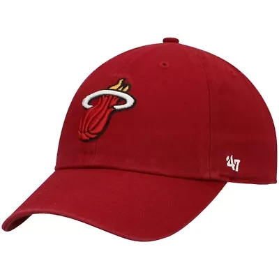 NBA Miami Heat Team Clean Up Adjustable Hat
