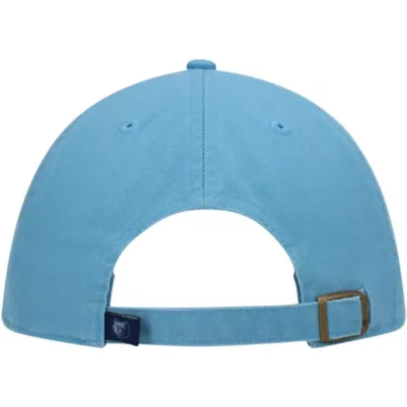 NBA Light Memphis Grizzlies Team Clean Up Adjustable Hat