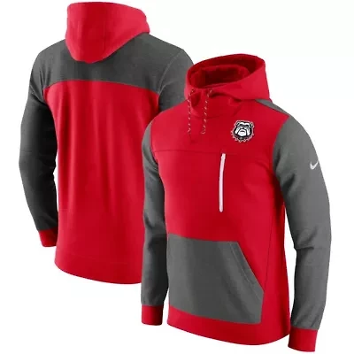 NCAA Nike Georgia Bulldogs AV-15 2.0 Slim Fit Pullover Hoodie