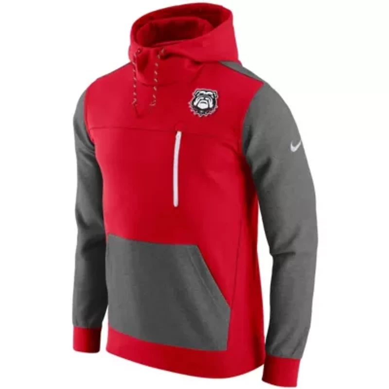 NCAA Nike Georgia Bulldogs AV-15 2.0 Slim Fit Pullover Hoodie