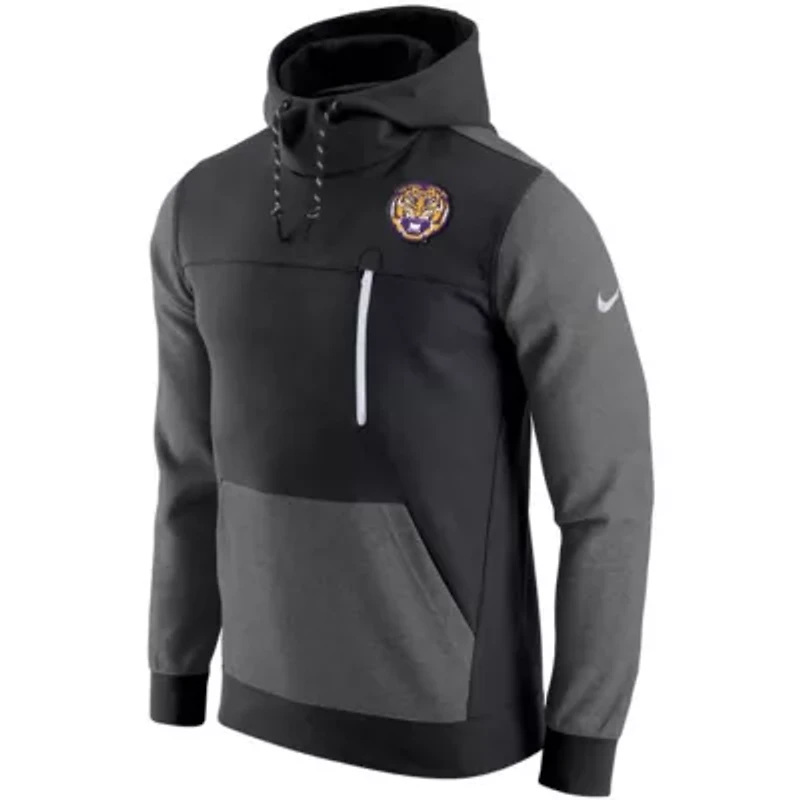 NCAA Nike LSU Tigers AV-15 2.0 Slim Fit Pullover Hoodie