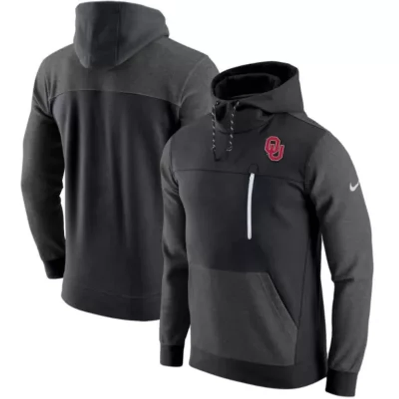 NCAA Nike Oklahoma Sooners AV-15 2.0 Slim Fit Pullover Hoodie