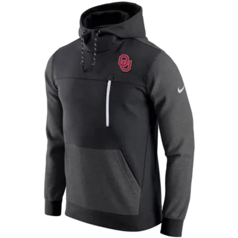 NCAA Nike Oklahoma Sooners AV-15 2.0 Slim Fit Pullover Hoodie