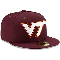 NCAA Virginia Tech Hokies Basic 59FIFTY Team Fitted Hat
