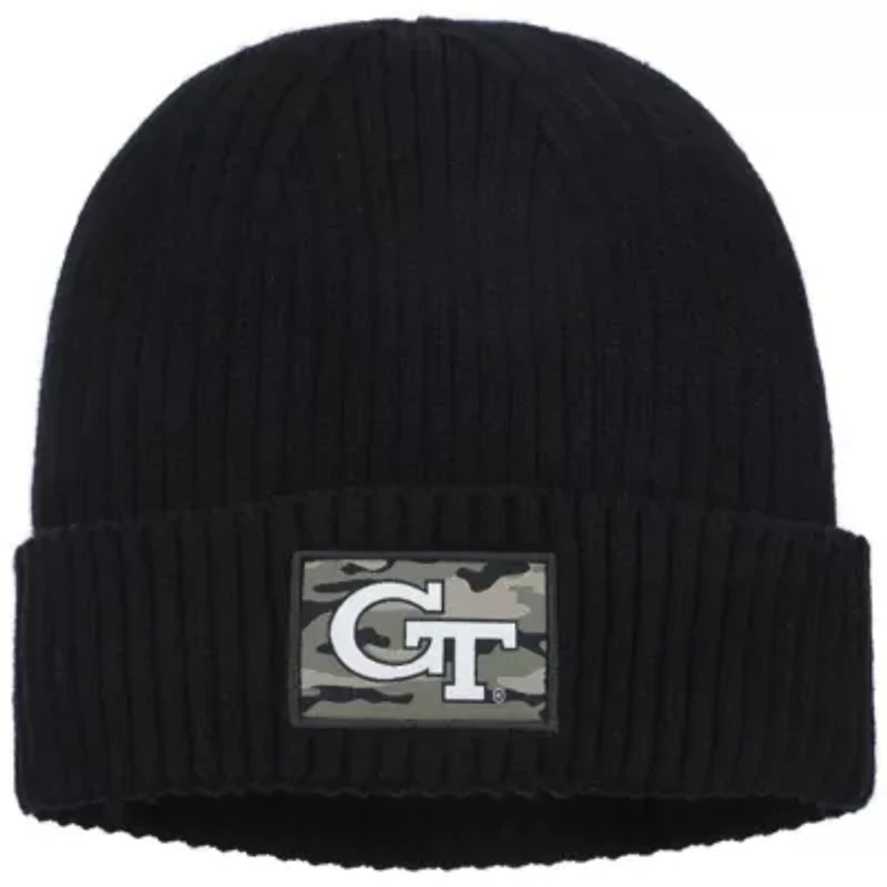 Georgia Tech Yellow Jackets NCAA Georgia Tech Jackets Military Appreciation Cuffed Knit Hat