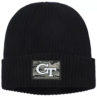 Georgia Tech Yellow Jackets NCAA Georgia Tech Jackets Military Appreciation Cuffed Knit Hat