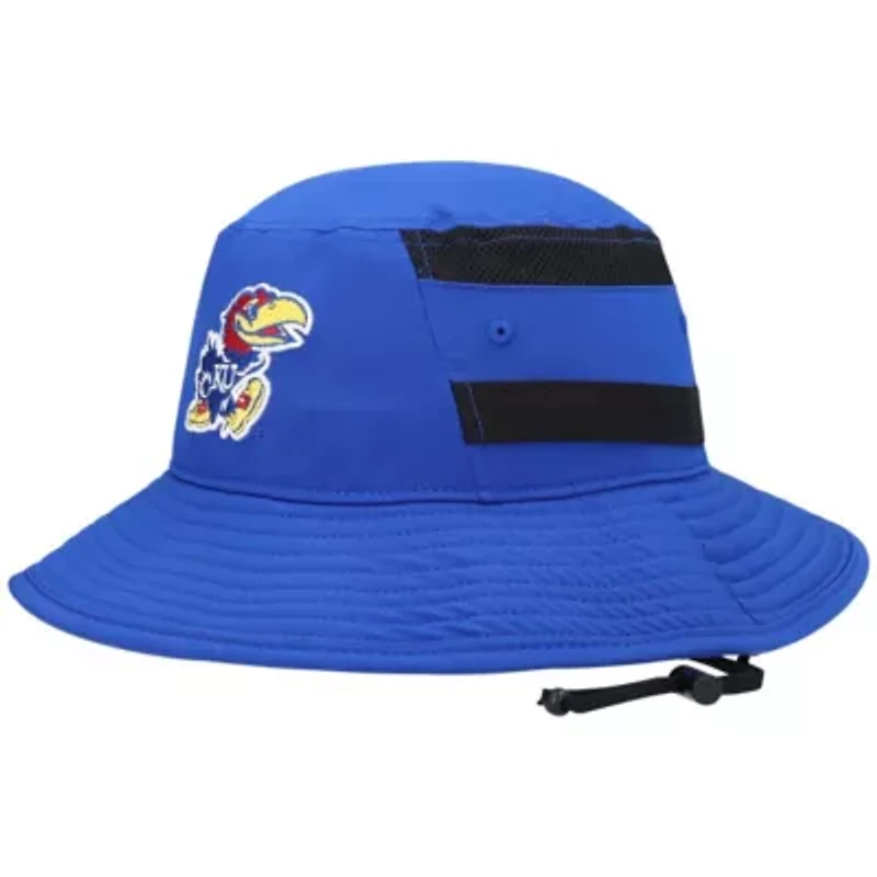 NCAA Kansas Jayhawks 2021 Sideline AEROREADY Bucket Hat