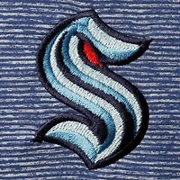 NHL Vineyard Vines Deep Sea Seattle Kraken Destin Stripe Polo