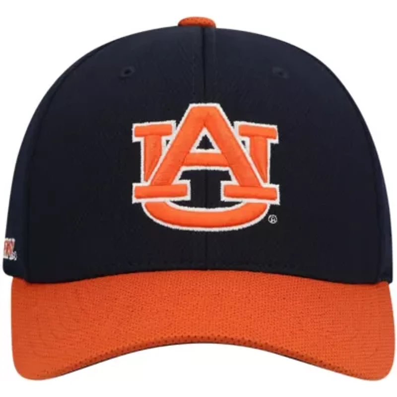 NCAA Navy/Orange Auburn Tigers Two-Tone Reflex Hybrid Tech Flex Hat