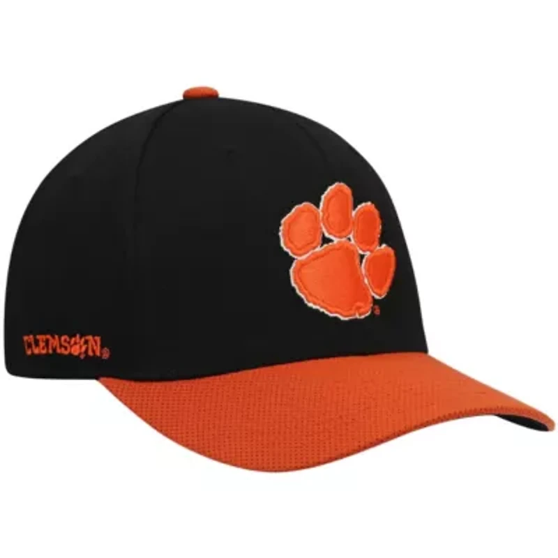 NCAA Black/Orange Clemson Tigers Two-Tone Reflex Hybrid Tech Flex Hat