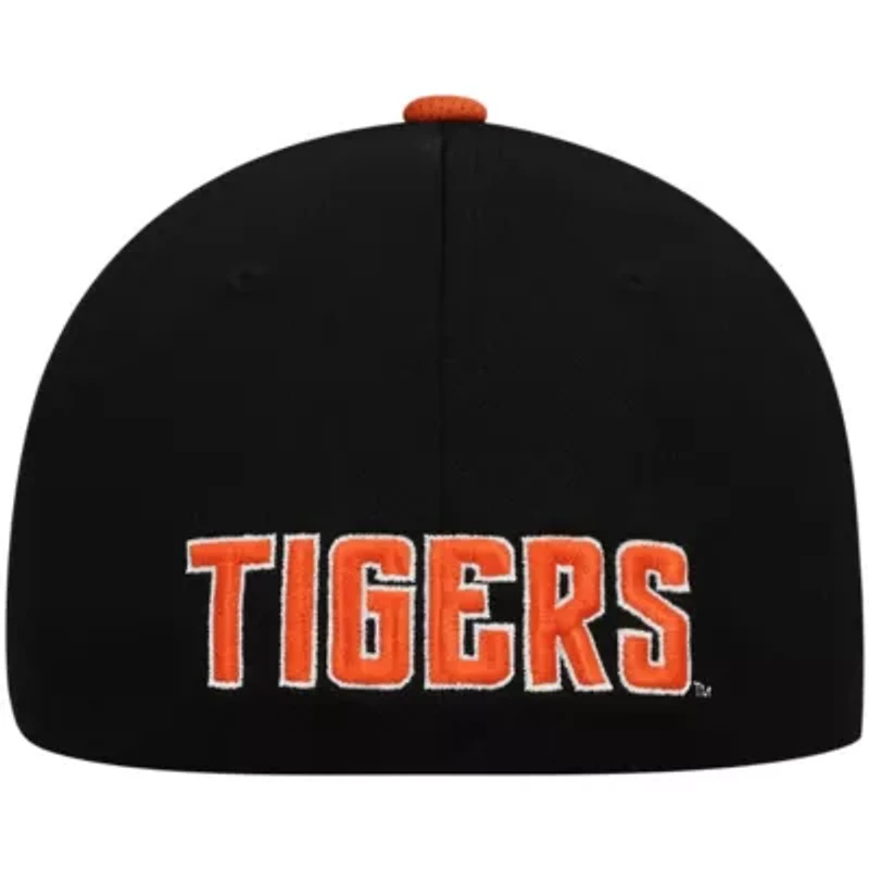 NCAA Black/Orange Clemson Tigers Two-Tone Reflex Hybrid Tech Flex Hat