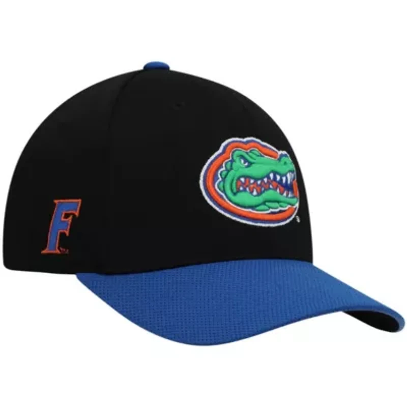 NCAA Black/Royal Florida Gators Two-Tone Reflex Hybrid Tech Flex Hat