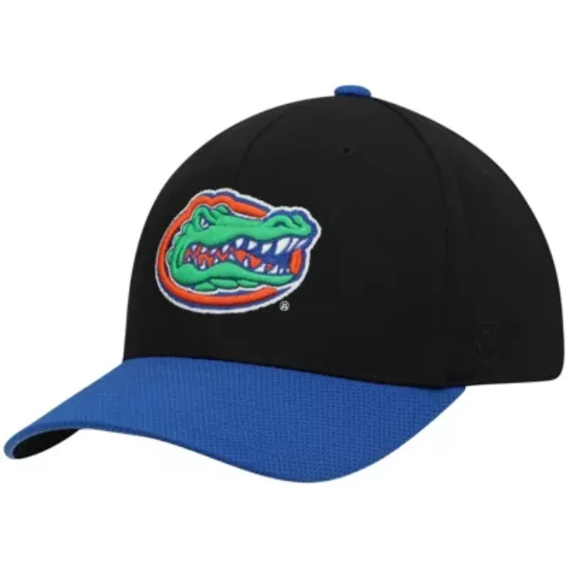NCAA Black/Royal Florida Gators Two-Tone Reflex Hybrid Tech Flex Hat