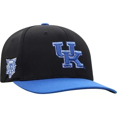 NCAA Black/Royal Kentucky Wildcats Two-Tone Reflex Hybrid Tech Flex Hat