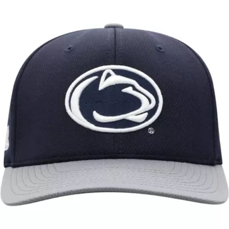 NCAA Navy/Gray Penn State Nittany Lions Two-Tone Reflex Hybrid Tech Flex Hat