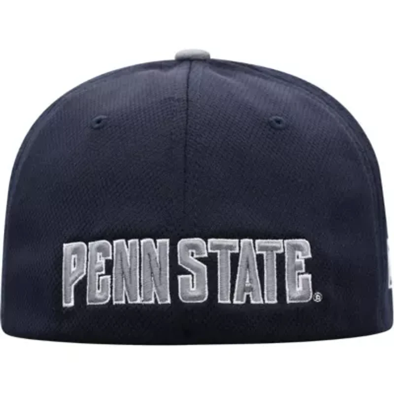 NCAA Navy/Gray Penn State Nittany Lions Two-Tone Reflex Hybrid Tech Flex Hat