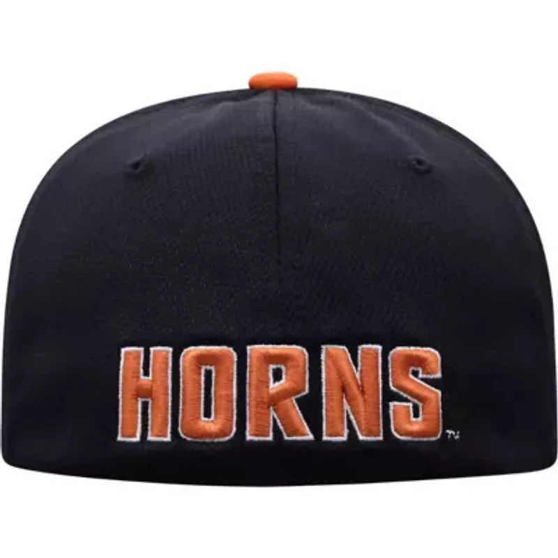 NCAA Black/Texas Texas Longhorns Two-Tone Reflex Hybrid Tech Flex Hat