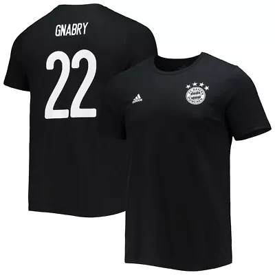 Bundesliga Serge Gnabry Bayern Munich Amplifier Name & Number T-Shirt