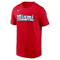 MLB Nike Jazz Chisholm Miami Marlins City Connect Name & Number T-Shirt