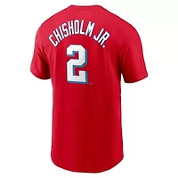MLB Nike Jazz Chisholm Miami Marlins City Connect Name & Number T-Shirt