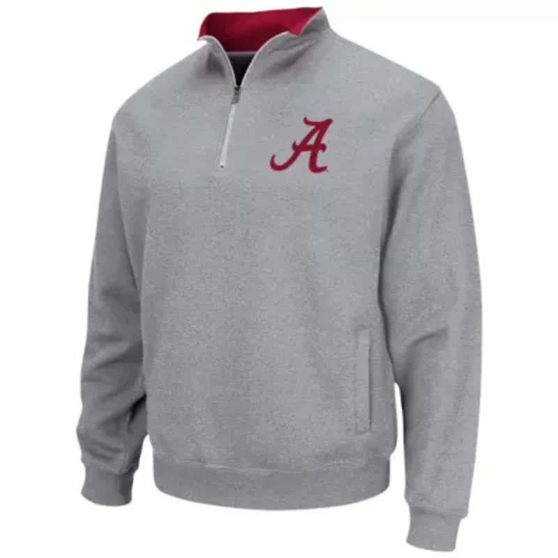 Alabama Crimson Tide NCAA ed Tortugas Team Logo Quarter-Zip Jacket