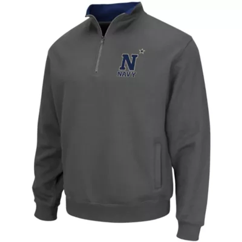 Navy Midshipmen NCAA Tortugas Team Logo Quarter-Zip Jacket