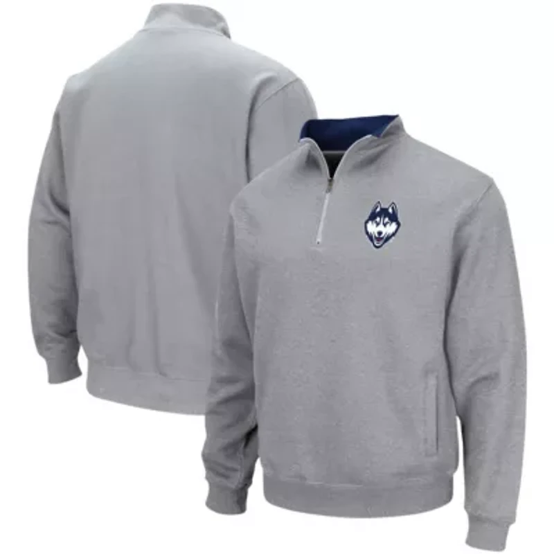 Connecticut Huskies NCAA ed UConn Tortugas Team Logo Quarter-Zip Jacket