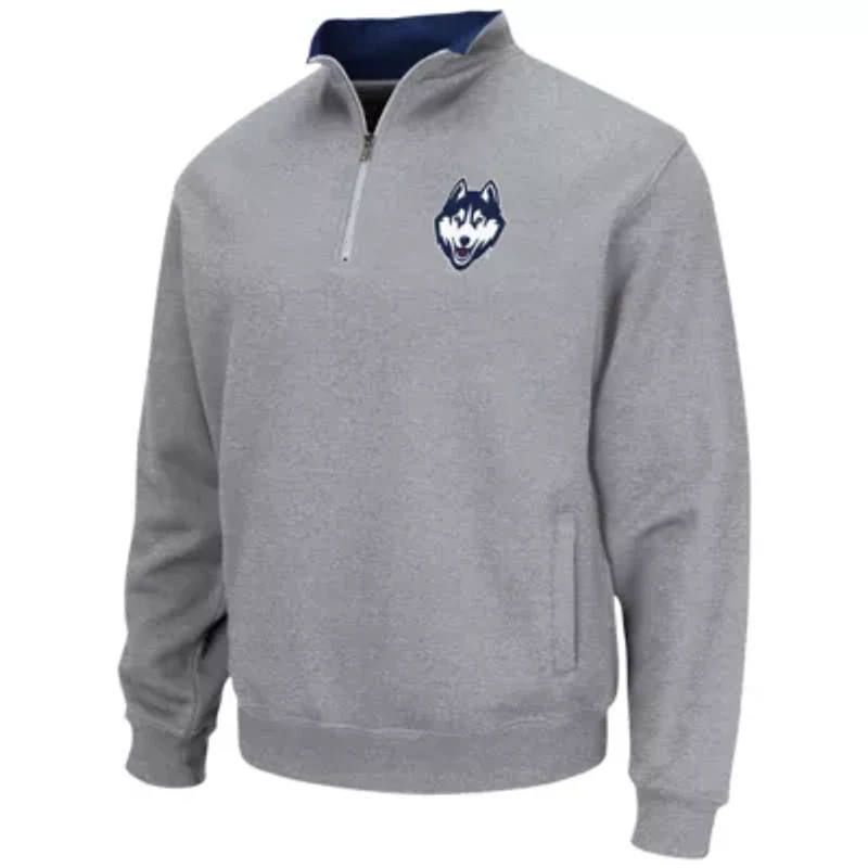 Connecticut Huskies NCAA ed UConn Tortugas Team Logo Quarter-Zip Jacket