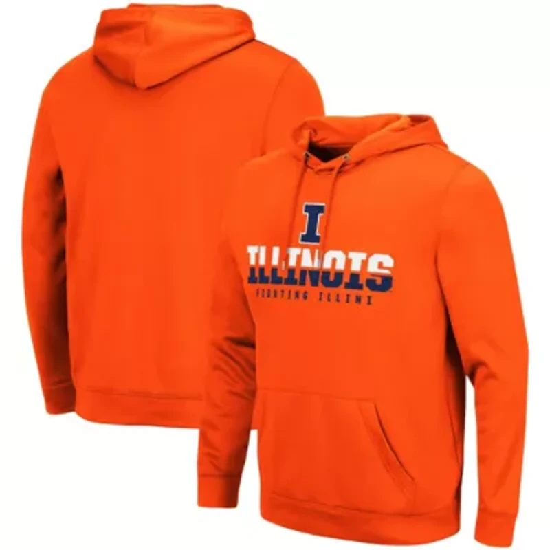 NCAA Illinois Fighting Illini Lantern Pullover Hoodie