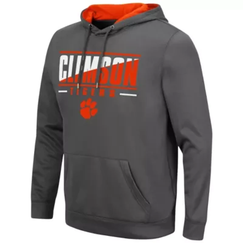NCAA Clemson Tigers Slash Stack 2.0 Pullover Hoodie