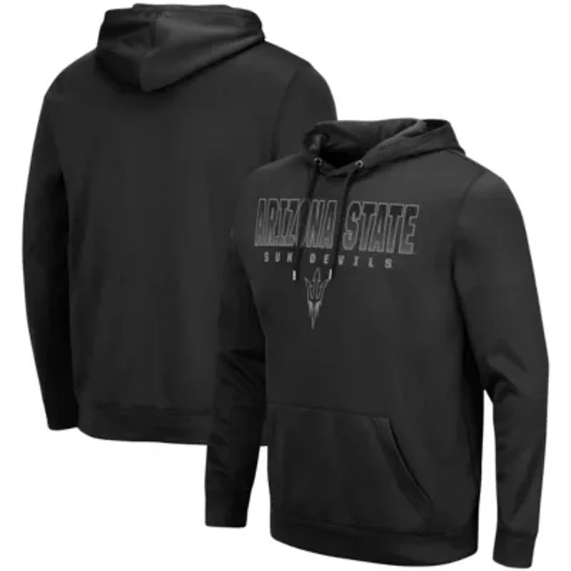 NCAA Arizona State Sun Devils Blackout 3.0 Pullover Hoodie