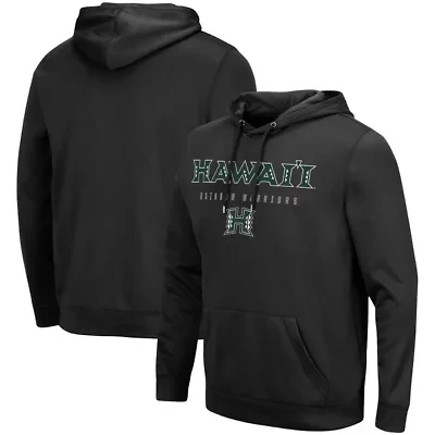 Hawaii Rainbow Warriors NCAA Blackout 3.0 Pullover Hoodie