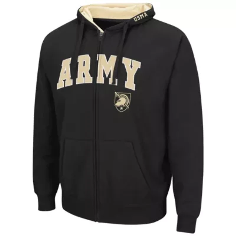 Army Black Knights NCAA Arch & Logo 3.0 Full-Zip Hoodie
