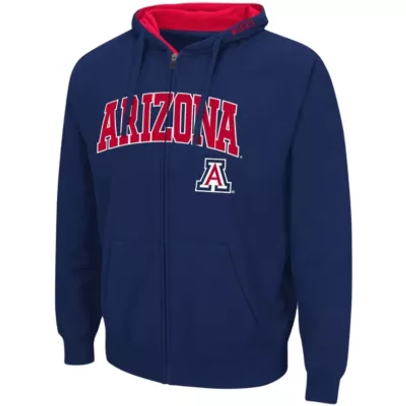 NCAA Arizona Wildcats Arch & Logo 3.0 Full-Zip Hoodie