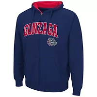 Gonzaga University Bulldogs NCAA Gonzaga Bulldogs Arch & Logo 3.0 Full-Zip Hoodie