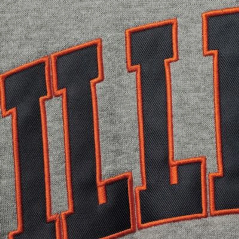 NCAA ed Illinois Fighting Illini Arch & Logo 3.0 Full-Zip Hoodie