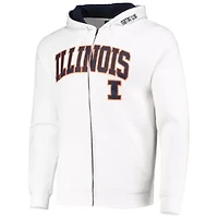 NCAA Illinois Fighting Illini Arch & Logo 3.0 Full-Zip Hoodie