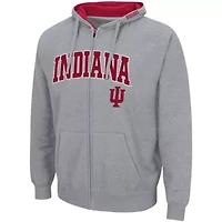 NCAA ed Indiana Hoosiers Arch & Logo 3.0 Full-Zip Hoodie