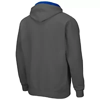 NCAA Louisiana Tech Bulldogs Arch & Logo 3.0 Full-Zip Hoodie