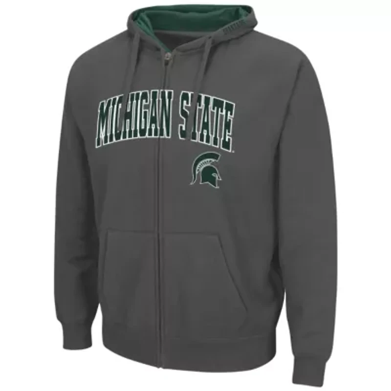 NCAA Michigan State Spartans Arch & Logo 3.0 Full-Zip Hoodie