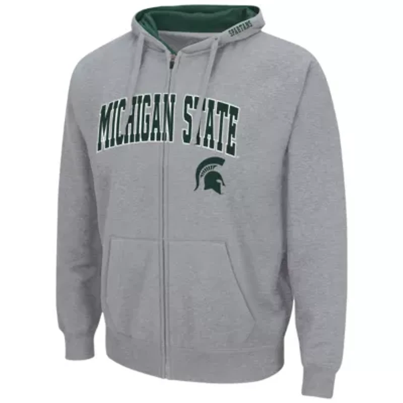 NCAA ed Michigan State Spartans Arch & Logo 3.0 Full-Zip Hoodie