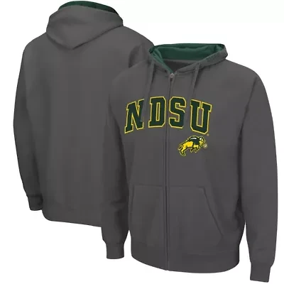 NCAA NDSU Bison Arch & Logo 3.0 Full-Zip Hoodie