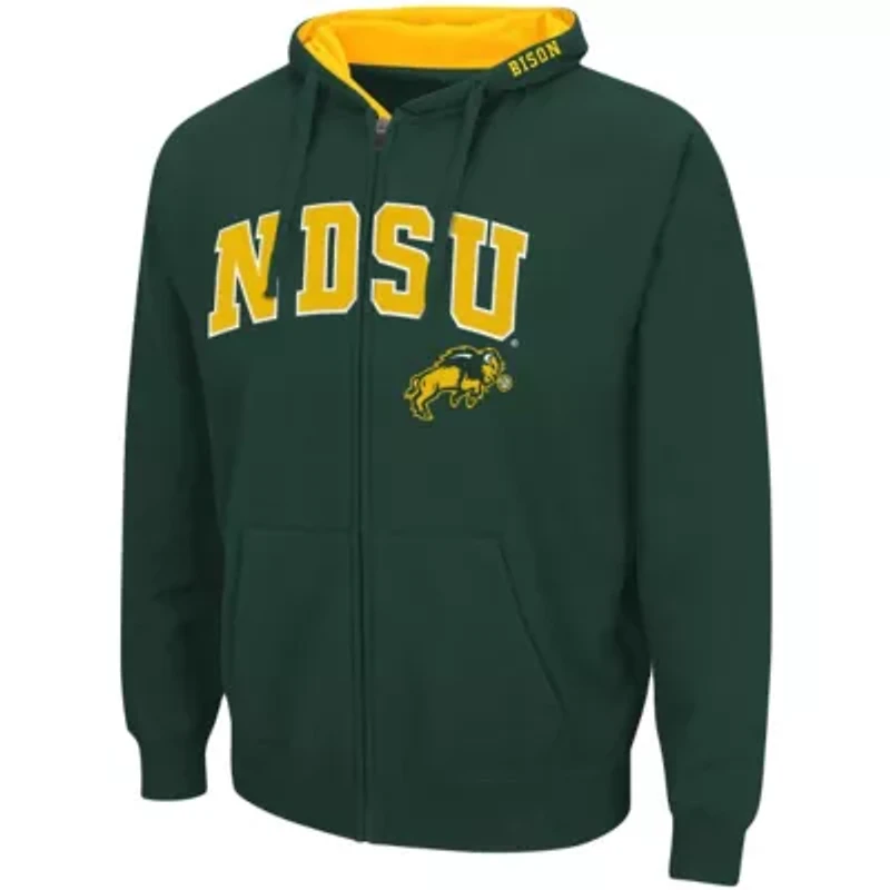 NCAA NDSU Bison Arch & Logo 3.0 Full-Zip Hoodie