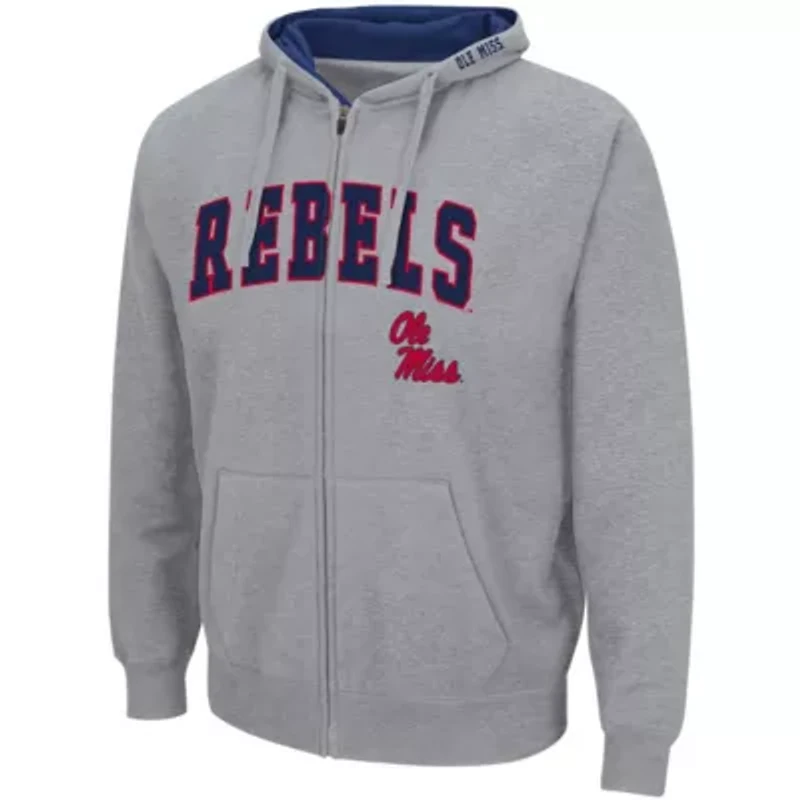 NCAA ed Ole Miss Rebels Arch & Logo 3.0 Full-Zip Hoodie