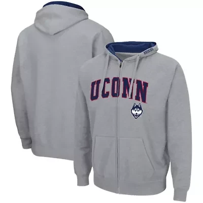 Connecticut Huskies NCAA ed UConn Arch & Logo 3.0 Full-Zip Hoodie