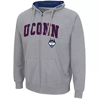 Connecticut Huskies NCAA ed UConn Arch & Logo 3.0 Full-Zip Hoodie
