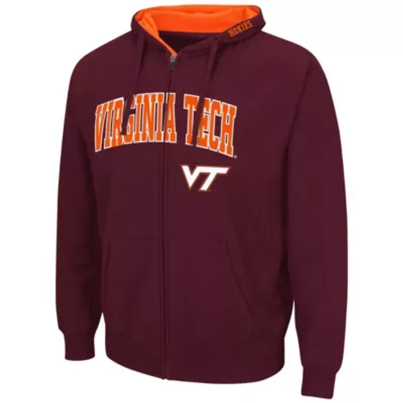 NCAA Virginia Tech Hokies Arch & Logo 3.0 Full-Zip Hoodie